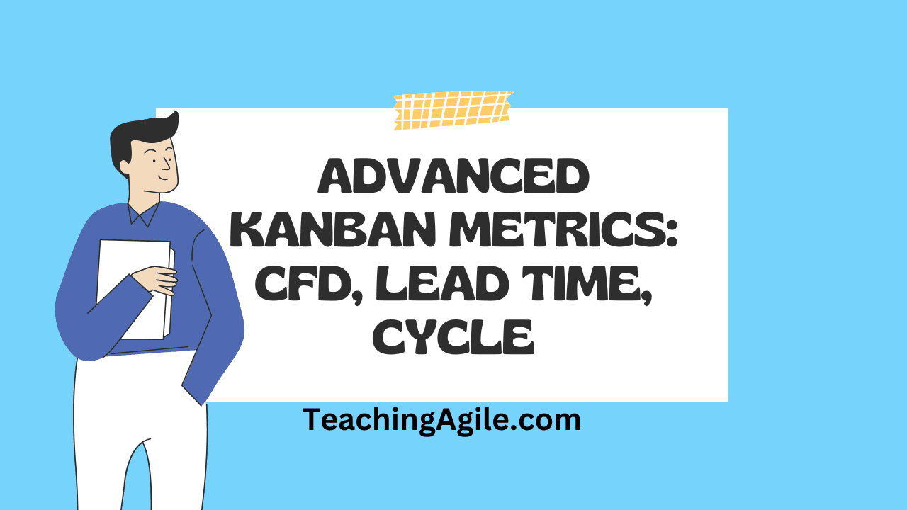 Advanced Kanban Metrics Dashboard showing CFD, Lead Time and Cycle Time analytics